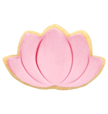 Ausstecher Lotusblume Edelstahl 6cm