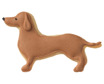 Ausstecher Hund Dackel Edelstahl 7cm