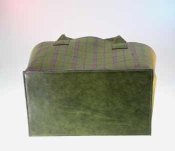 XXL Tasche Shopper Tweed aus Nadelfilz in purpur-mohn 30 x 42 x 22 cm