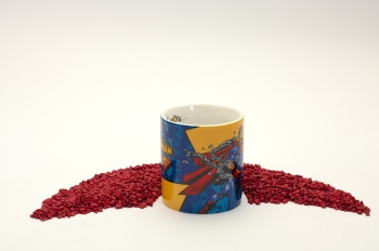 Becher Porzellan Superman - Coffee Break ! 370ml