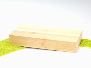 Spiel aus Bambus Backgammon