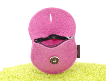 Geldbeutel Dirndltasche aus Filz in rosa