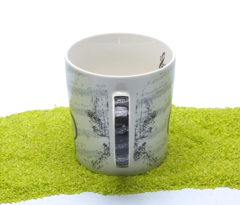 Henkelbecher Porzellan Trend Mug I Love Music 350ml