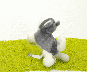 Plüsch Magnet Schlittenhund Husky 12cm