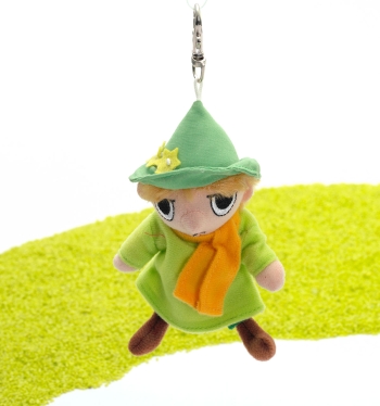 Schlüsselanhänger mit Karabinerhaken Schnupferich (Snufkin, Mumin) 10cm