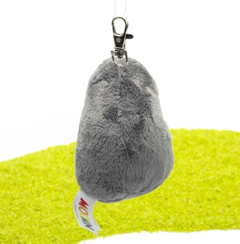 Schlüsselanhänger mit Karabinerhaken Groke (Mumin) 10cm