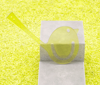 5er Set Lesezeichen Vogel [pi:p] - verschiedene Farben