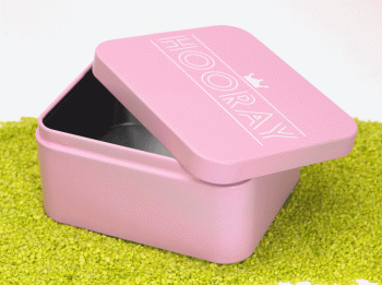 Geschenkbox Colour Splash - Hooray 12 x 10 x 6 cm