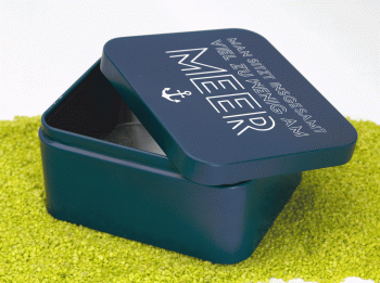 Geschenkbox Colour Splash - Am Meer 12 x 10 x 6 cm