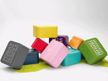 Geschenkbox Colour Splash - Tadaa 12 x 10 x 6 cm