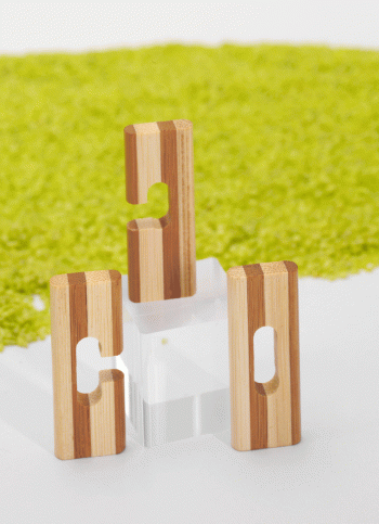 IQ Test Bambus Puzzle in der Dose Kreuz