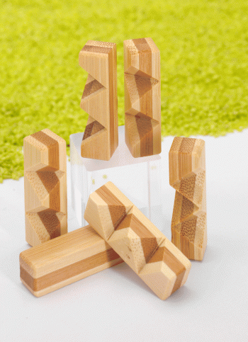 IQ Test Bambus Puzzle in der Dose Knoten
