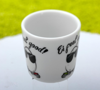 Eierbecher aus Porzellan Feel (Ei feel good)