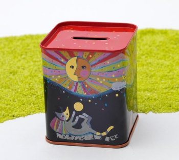 Spardose aus Metall Rosina Wachtmeister (Katzen)