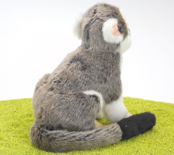Plüschtier Äffchen grau 17cm