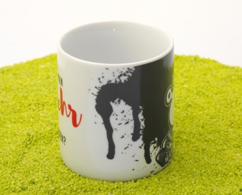 Tasse Porzellan Wortheld Notwehr 450 ml