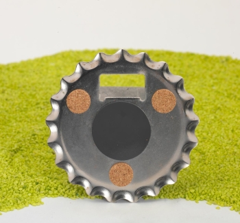 3in1 Flaschenöffner Bieröffner Untersetzer mit Magnet - Das ist Papas Bier