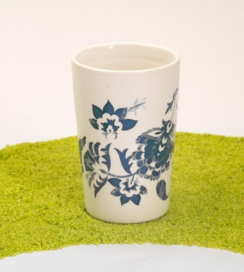 Trinkbecher Teaeve Porzellan mit Deckel & Edelstahlsieb Luna white 350ml