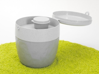 Bento Box Club Organic in organic concrete grey