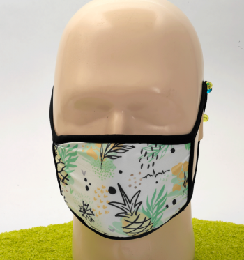 Mund-Nasen-Maske Ananas