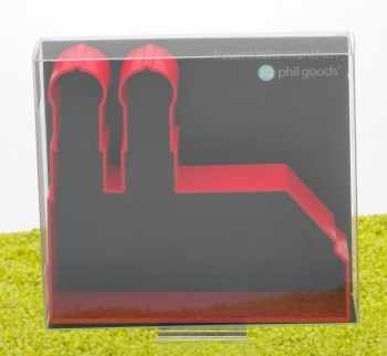 Ausstecher Münchner Frauenkirche in rot