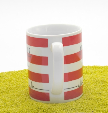 XL Tasse Porzellan Notfall Tasse 600 ml