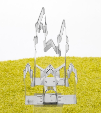 Präge-Ausstecher Schloss Neuschwanstein Weißblech 10,5cm