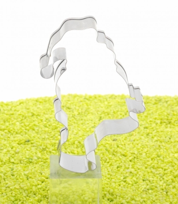 Ausstecher Weihnachtsmann Edelstahl 9cm