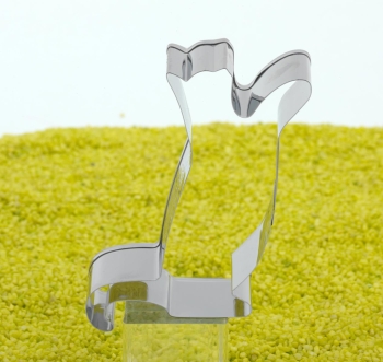 Ausstecher Katze sitzend Edelstahl 8,5 cm