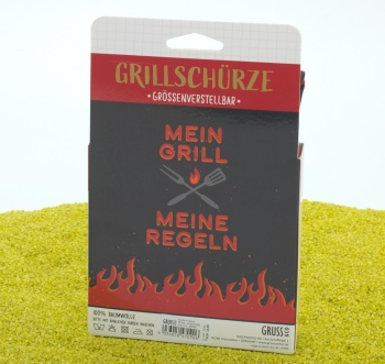 Küchenschürze Regeln 87 x 70 cm