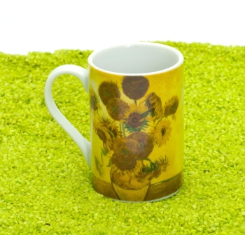 Mini Espresso Porzellan Van Gogh - Sonnenblumen 90ml