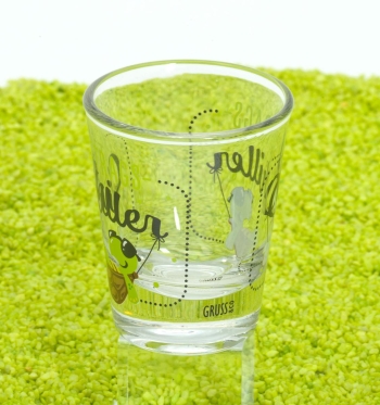 Schnapsglas Auftrags-Chiller (Schildkröte) 6cl