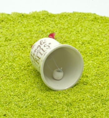 Weihnachtsglocke aus Porzellan Jingle Bell