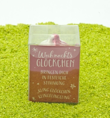 Weihnachtsglocke aus Porzellan Kling Glöckchen Klingelingeling