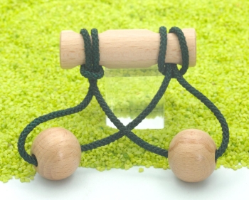 IQ Test Holz Puzzle Genius Afrikanischer Knoten