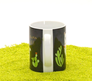 XL Tasse Porzellan Lama 600 ml