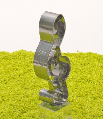 Ausstecher Notenschlüssel Edelstahl 11.5cm