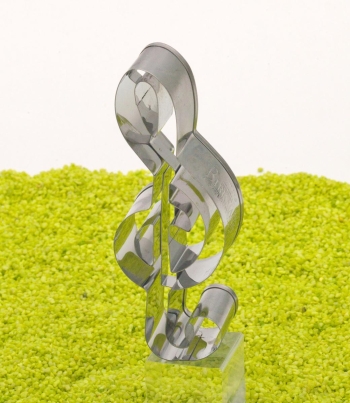 Ausstecher Notenschlüssel Edelstahl 11.5cm