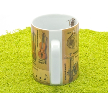 Wissensbecher Porzellan Musik 490ml