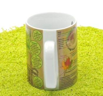 Wissensbecher Porzellan Bäume & Umwelt 490ml