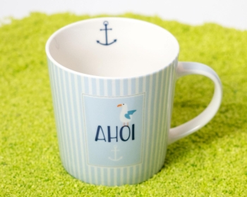 Henkelbecher Porzellan Trend Mug Ahoi 350ml