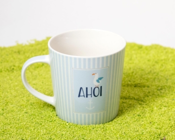 Henkelbecher Porzellan Trend Mug Ahoi 350ml
