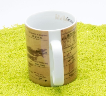 Wissensbecher Porzellan Geschichte 490ml