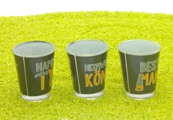 3er Set Schnapsglas Werkzeugkiste 6cl