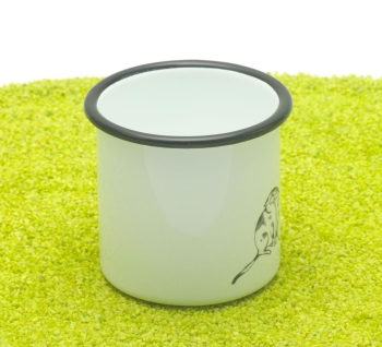 Tasse aus Emaille Heliumkatzen 300ml