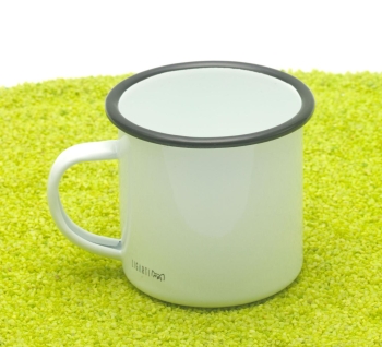 Tasse aus Emaille Heliumkatzen 300ml