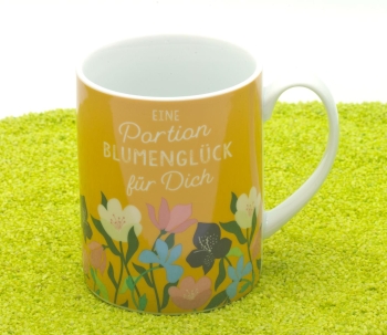 XL Tasse Porzellan Garten 600 ml