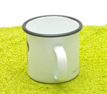 Tasse aus Emaille Juergen (Hund) 300ml