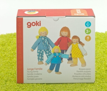 Biegepuppen Junge Familie