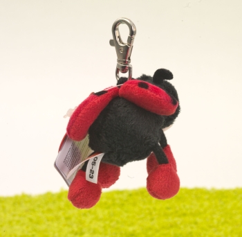 Schlüsselanhänger mit Karabinerhaken Marienkäfer Bolle 10cm